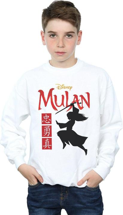 Immagine prodotto Disney Mulan Movie Warrior Silhouette Felpa Ragazzi (128)