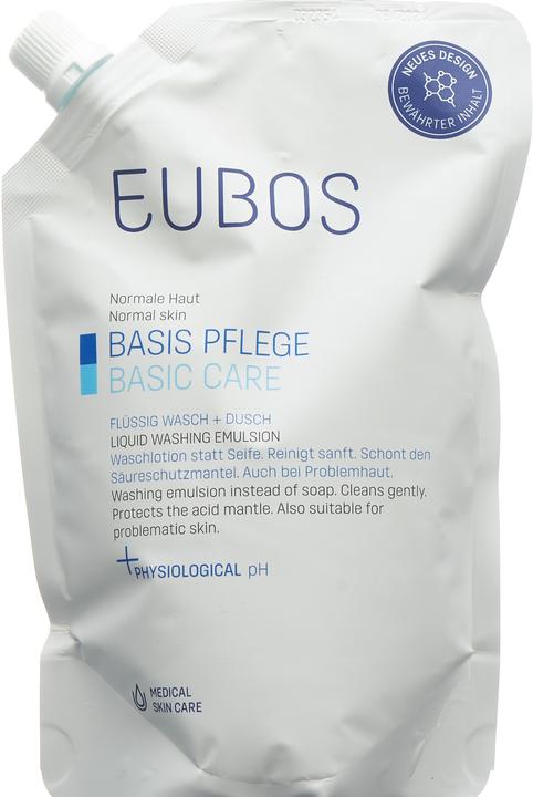 Eubos Seife liquide unparfümiert blau refill liq (400 ml)