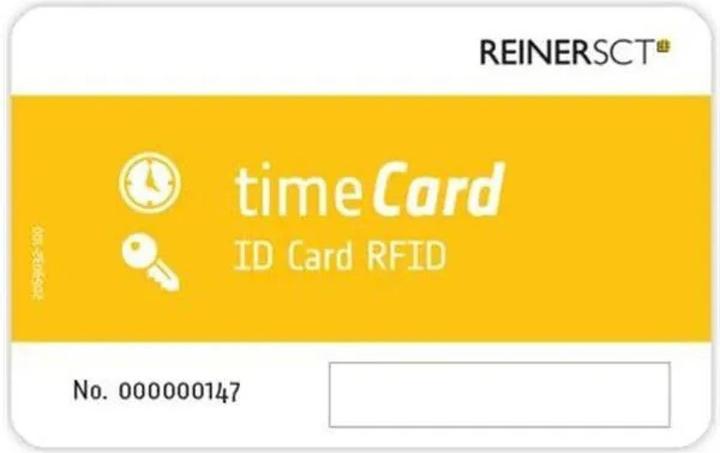 Actual product image ReinerSCT timeCard Premium chip card 10 DES