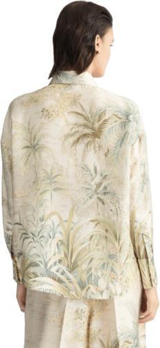Actual product image Liu Jo Black Camicie Green Jungle Printed (44)