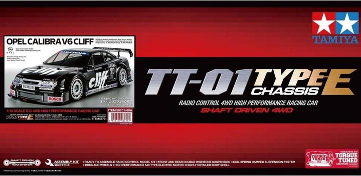 Actual product image Tamiya Opel Calibra V6 Cliff TT-01E (Kit)