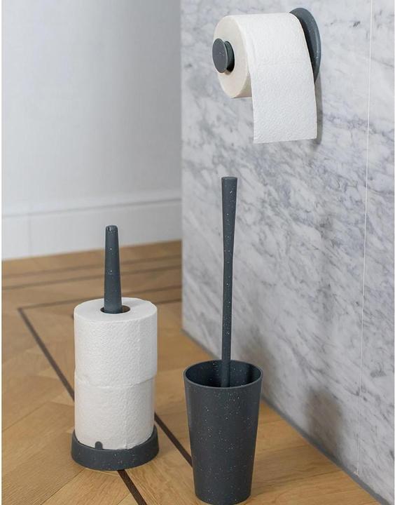 Actual product image Koziol Toilet roll holder Plug'N'Roll blue, number of rolls: 1