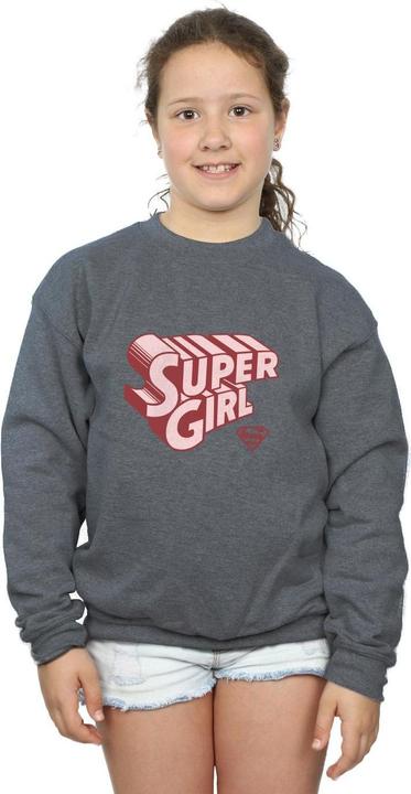 Immagine prodotto Supergirl Retro Logo Felpa Ragazze (140, 146)