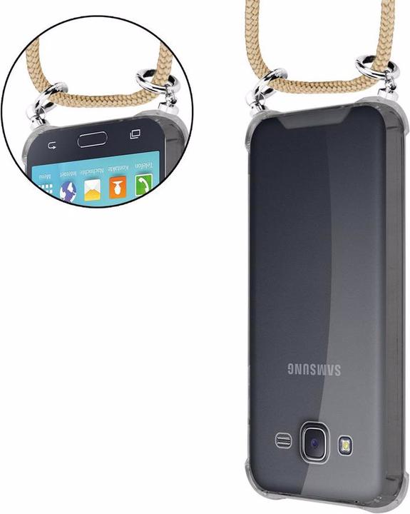 Produktbild Cadorabo TPU Handy Kette SILBER Cover