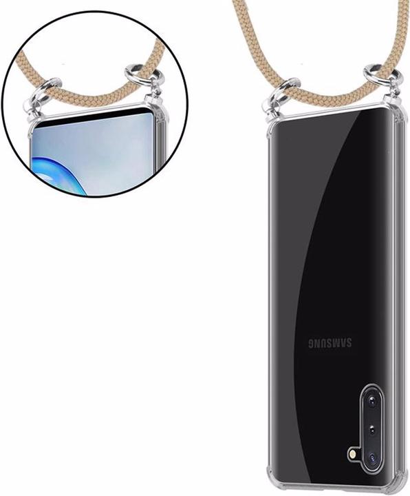 Produktbild Cadorabo TPU Handy Kette SILBER Cover