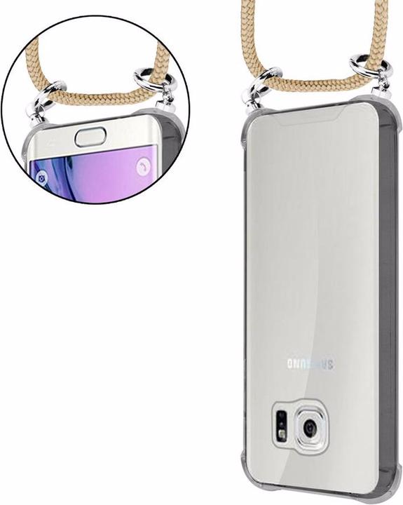 Produktbild Cadorabo TPU Handy Kette SILBER Cover