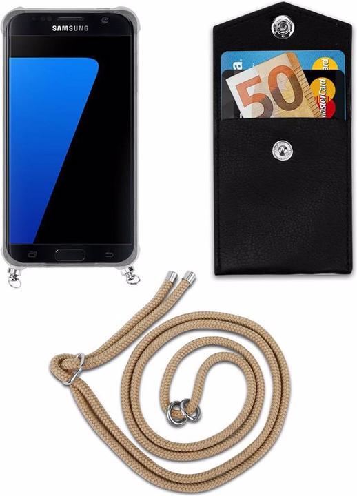 Produktbild Cadorabo TPU Handy Kette SILBER Cover