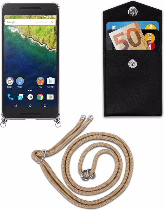 Produktbild Cadorabo TPU Handy Kette SILBER Cover