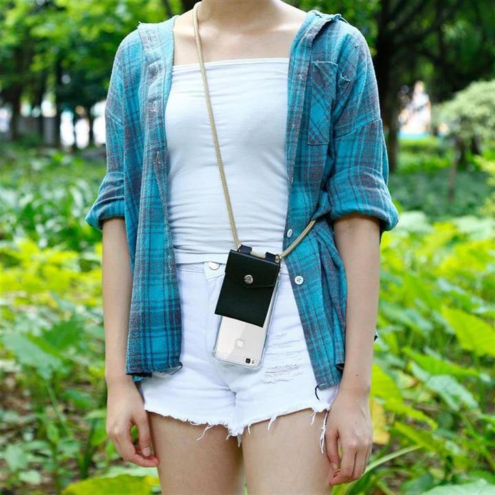 Produktbild Cadorabo TPU Handy Kette SILBER Cover