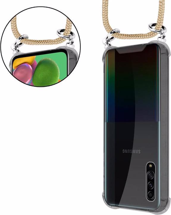 Produktbild Cadorabo TPU Handy Kette SILBER Cover