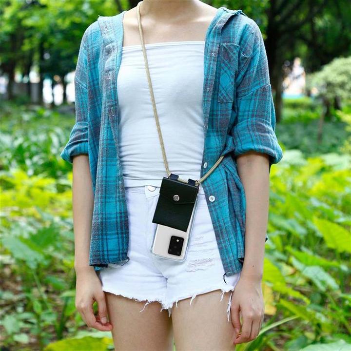 Produktbild Cadorabo TPU Handy Kette SILBER Cover