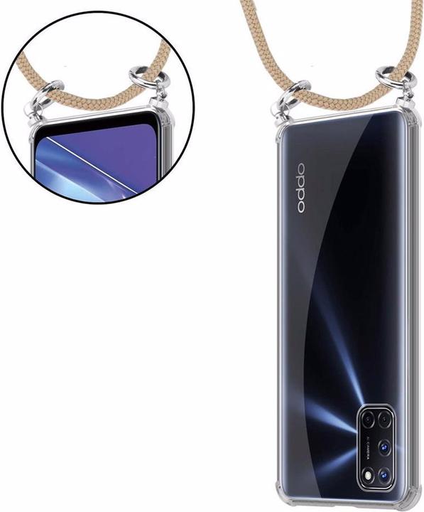 Produktbild Cadorabo TPU Handy Kette SILBER Cover