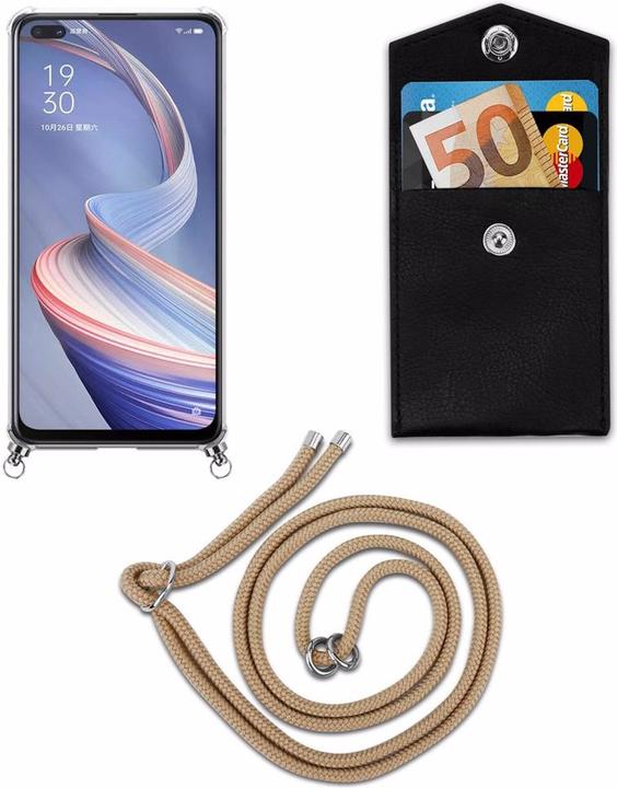 Produktbild Cadorabo TPU Handy Kette SILBER Cover