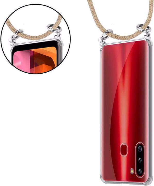 Produktbild Cadorabo TPU Handy Kette SILBER Cover