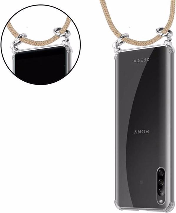 Produktbild Cadorabo TPU Handy Kette SILBER Cover