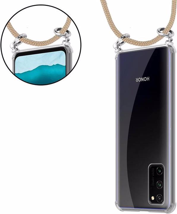 Produktbild Cadorabo TPU Handy Kette SILBER Cover