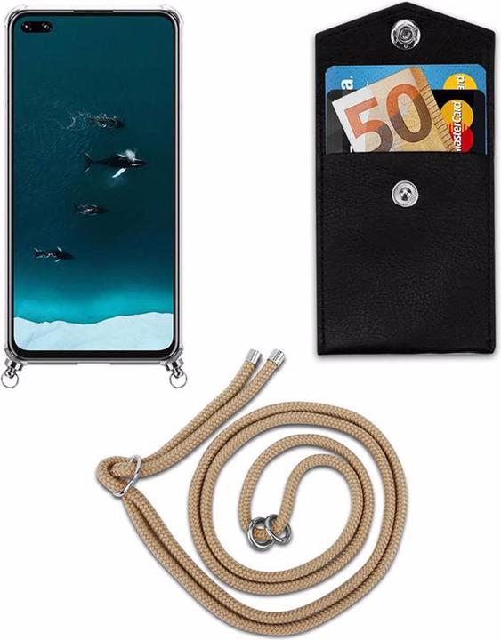 Produktbild Cadorabo TPU Handy Kette SILBER Cover