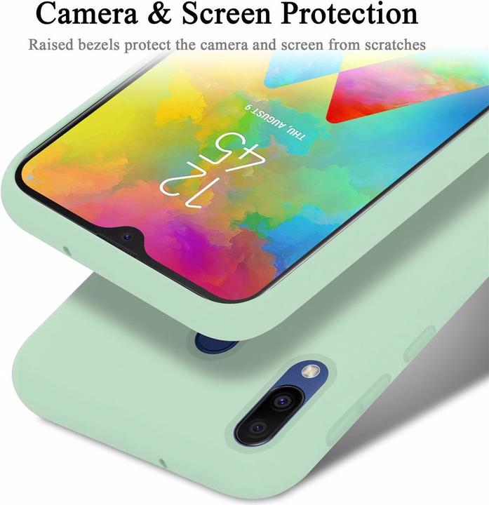 Actual product image Cadorabo TPU Liquid Silicone Case Cover (Samsung Galaxy M20)