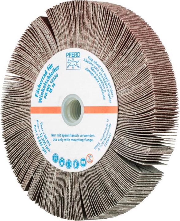 Image du produit Pferd Roues pour meuleuse d'angle PCHEVAL 125 x 20 mm corund A. 120 avec filetage M14 (120)