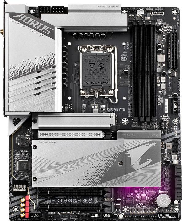 Actual product image Gigabyte MB Z790 AORUS Elite AX-W Z790,S1700 (LGA 1700, Intel Z790 Express, ATX)