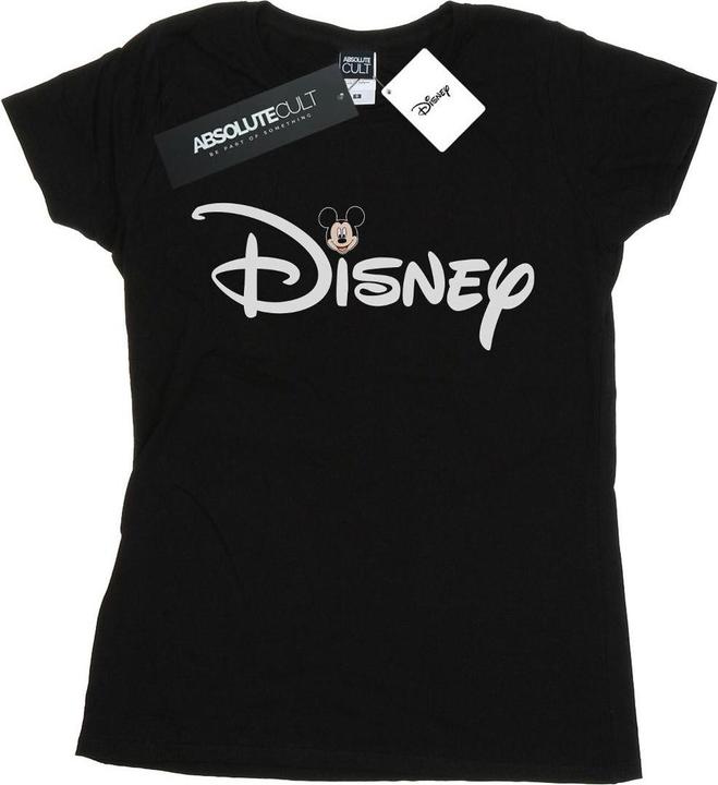Actual product image Disney Womens/Ladies Mickey Mouse Logo Head Cotton T-Shirt (XXL)