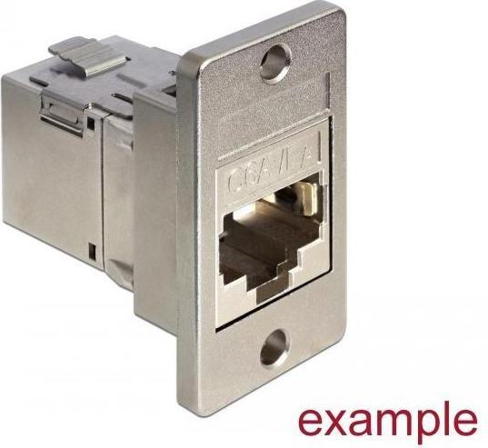Actual product image Delock Keystone empty housing for device installation (Tools)