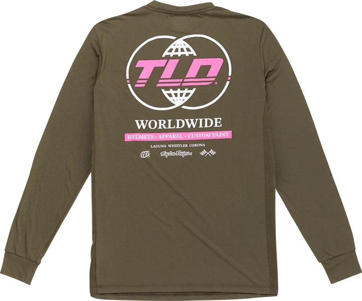 Image du produit Troy Lee Designs Skyline LS Ride Tee, Worldwide, caper, S (S)