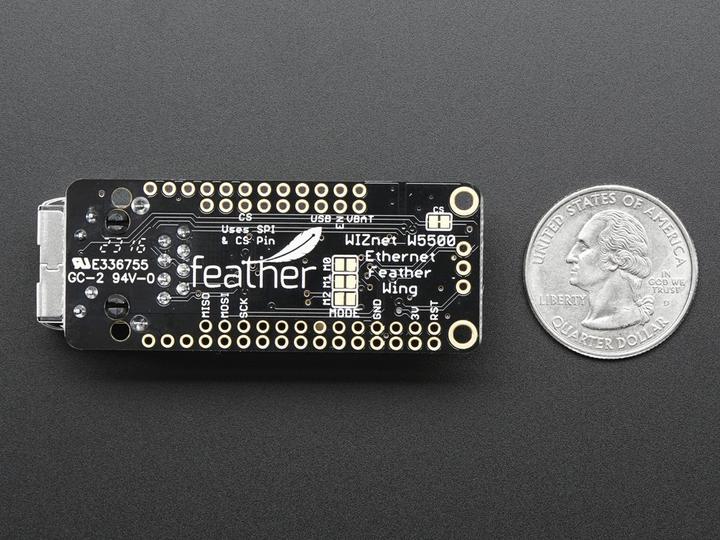 Actual product image Adafruit Ethernet FeatherWing