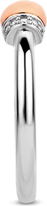 Image du produit Ti Sento Milano Bague avec zircon bicolore plaqué or rose 12193ZR (56, Argent 925)