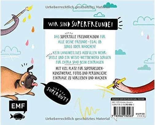 Produktbild Superfreunde Das Freundebuch (Deutsch, Inka Vigh, 2018)