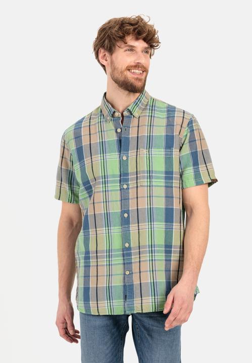Image du produit Camel Active Chemise à carreaux en lin mélangé (L)