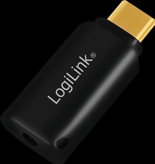 Productafbeelding LogiLink USB-C naar 3,5 mm (Digitaal -> Analoog)