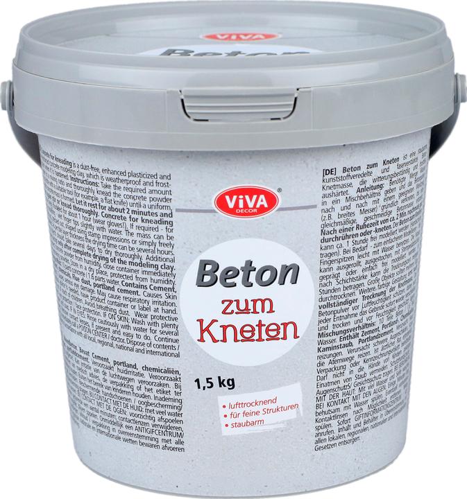 Produktbild Viva Decor Beton zum Kneten, 1,5 kg Eimer