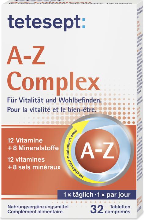 Tetesept A-Z Komplex (32 Stück, Tabletten, 80 g)