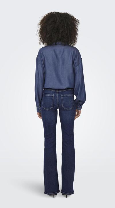 Produktbild Only ONLHENNI Hohe Taille Ausgestellt Jeans Schlaghosen-Jeans (30)