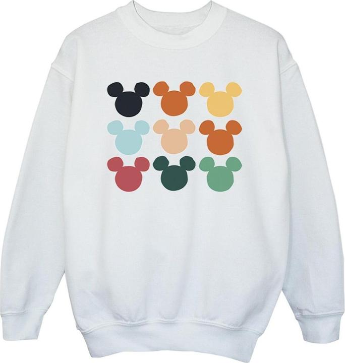Disney Mickey Mouse Heads Square Sweatshirt Mädchen