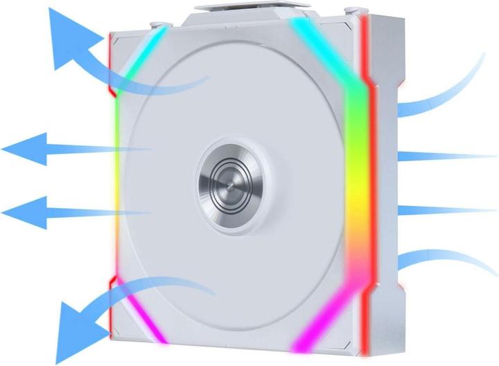 Produktbild Lian-Li UNI FAN SL Wireless ARGB PWM Lüfter, 3er-Pack inkl. Controller - Reverse Blade, 120 mm, weiss (120 mm, 3 x)