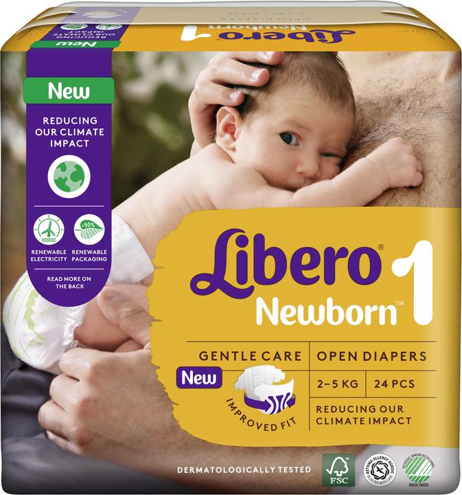 Immagine prodotto Libero Neonato 1 (Dimensione 1, Pacco trasportabile, 24 Pezzo/i)