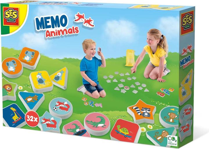 Ses Memo animals (English, French, German, Dutch)