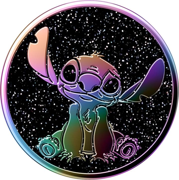 Actual product image PopSockets PopGrip Premium Enamel Oil Slick Stitch