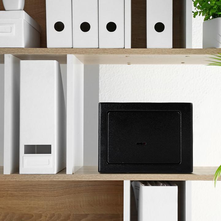 Immagine prodotto Relaxdays Cassaforte Mobile con Chiave, Serratura Doppia