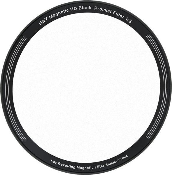 Immagine prodotto H&Y Black Mist Magnetic 1/8 Clip-on Filter for REVORING 58-77mm (Filtro nebbia nero)