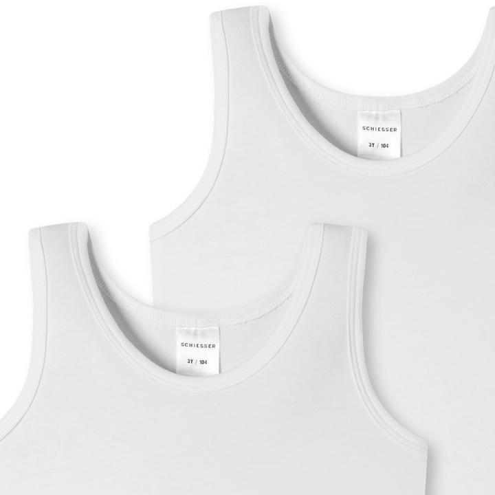 Produktbild Schiesser 6er Pack Kids Girls 95/5 Organic Cotton Unterhemd (104)