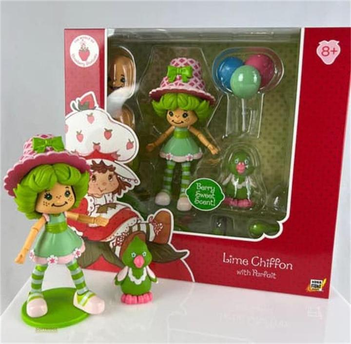Actual product image Boss Fight Studio Emily Strawberry action figure Lime Chiffon