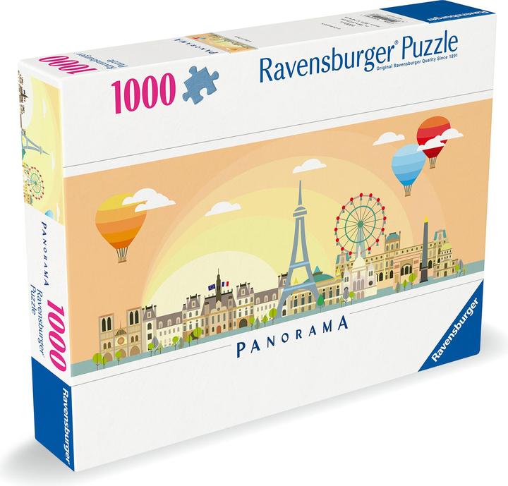 Actual product image Ravensburger Puzzle 12000448 - A day in Paris - 1000 pieces puzzle for adults and children from 14 (1000 pieces)