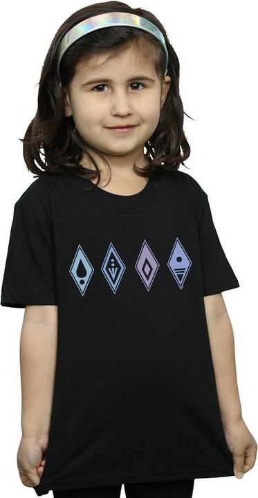 Immagine prodotto Disney Frozen 2 Elements Symbols Maglietta Ragazze (140, 146)