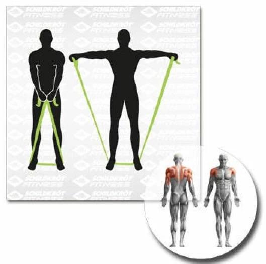 Produktbild Schildkröt Fitnessbänder (2 m, Leicht, Mittel)