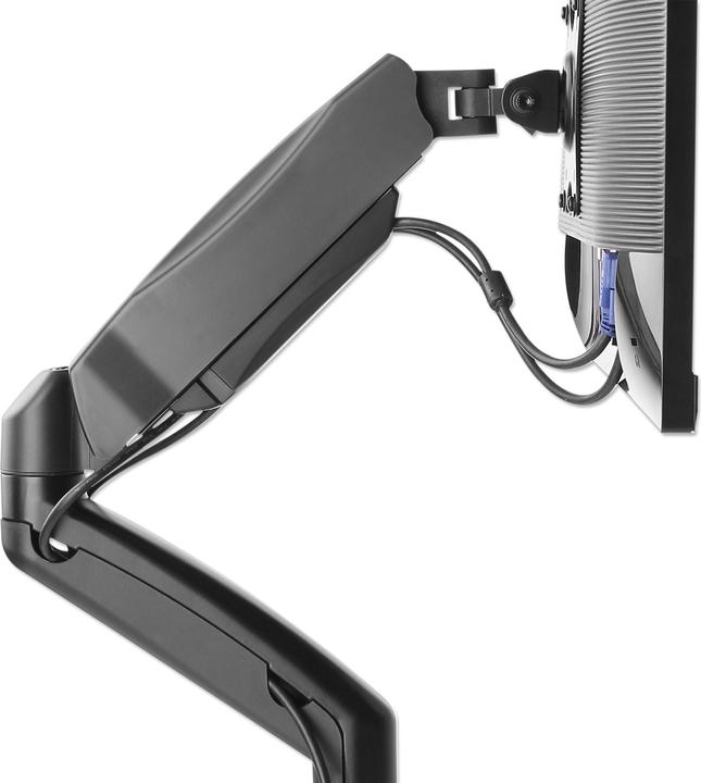 Actual product image Manhattan 2-fold monitor mount gas pressure aluminium (Table, 32")