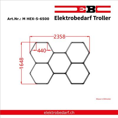 Image du produit EB Troller LED-Hexagon (17280 lm)