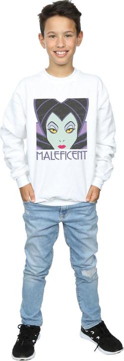 Actual product image Disney Boys Maleficent Cropped Head Sweatshirt (140, 146)